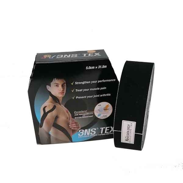 3NS Kinesio Tape Black 5cm x 31.5m