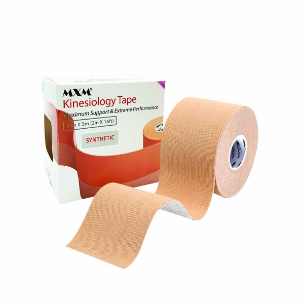 MXM Synthetic Kinesiology Tape Beige 5cm x 5m