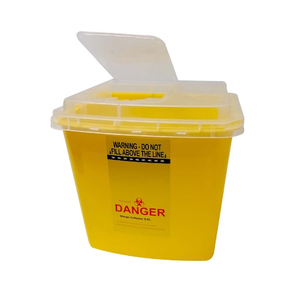 Medical Sharps Waste Bin 5L