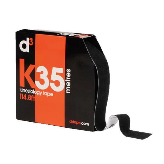 Picture of d3 Kinesiology Tape Black 35m x 5cm