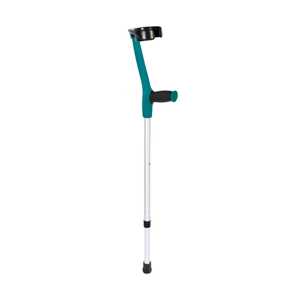 Adjustable Adult Elbow Crutch Aqua