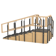 Picture of Adjustable 90 Degree Metal Rehabilitation Stairs