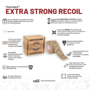 Picture of Dynamic Tape Powerband 7.5cm x 5m Black on Beige