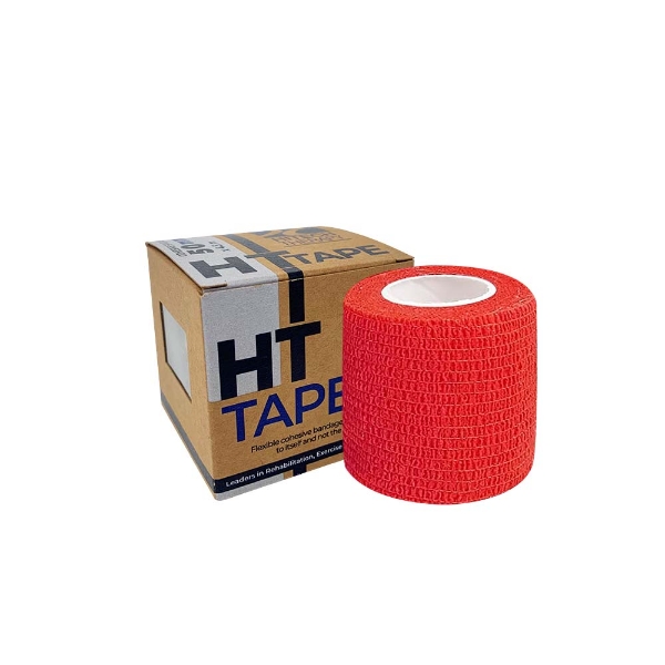 HT Cohesive Bandage Red 5cm x 4.5m