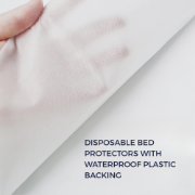 Picture of Disposable Bed Protector with Plastic Backing (Pack of 10)