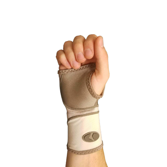 Picture of Mueller Contour Wrist Brace Large Taupe