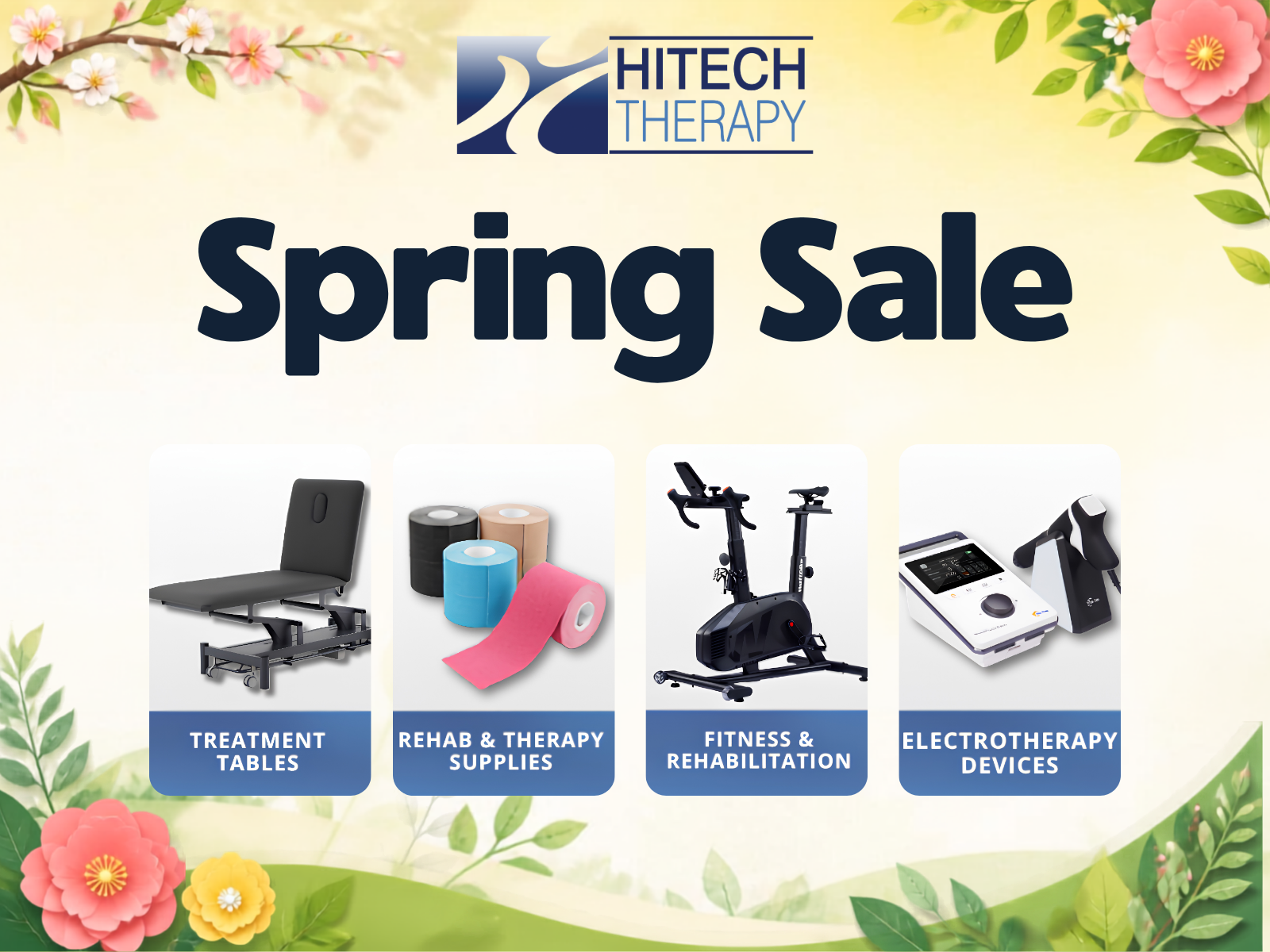 Hitech Therapy Spring Sale banner