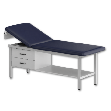 Picture of HT Clinic Fixed Height Table with Backrest & Two Drawers