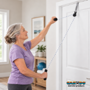 Picture of CanDo Overdoor Shoulder Pulley - Single Pulley with Door Strap