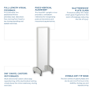 Picture of Posture Mirror with Castors