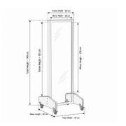 Picture of Posture Mirror with Castors