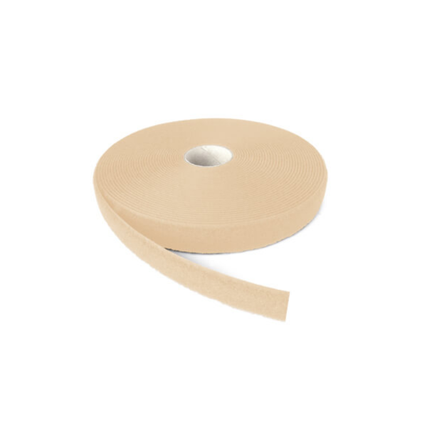 Loop Roll 25mm x 25m Beige (Sew-On)